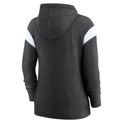 Nike Baltimore Ravens Women's Monaco Lightweight Full-Zip Hoodie Heather Black/White