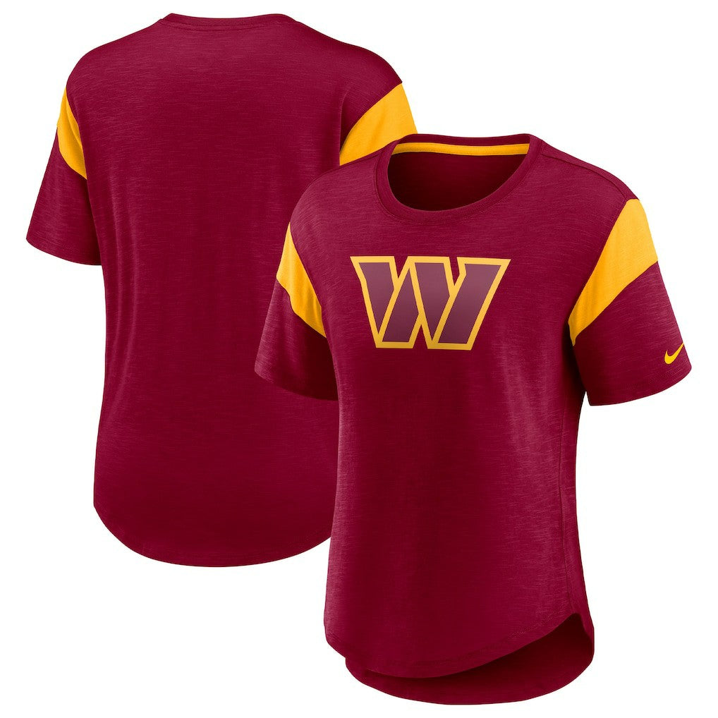 Nike Washington Commanders Women's Primary Logo Fashion Top Burgundy