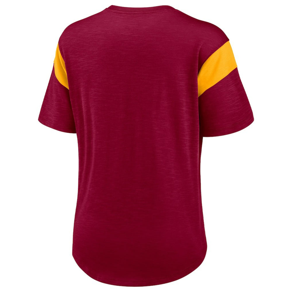 Nike Washington Commanders Women's Primary Logo Fashion Top Burgundy