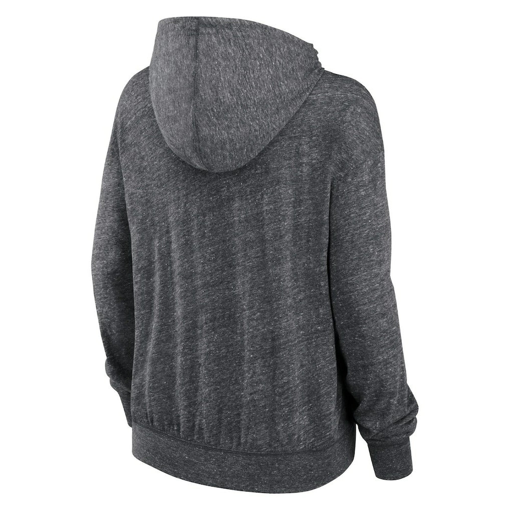 Nike Kansas City Chiefs Women's Team Spirit Gym Vintage Lightweight Hoodie Top Heather Charcoal