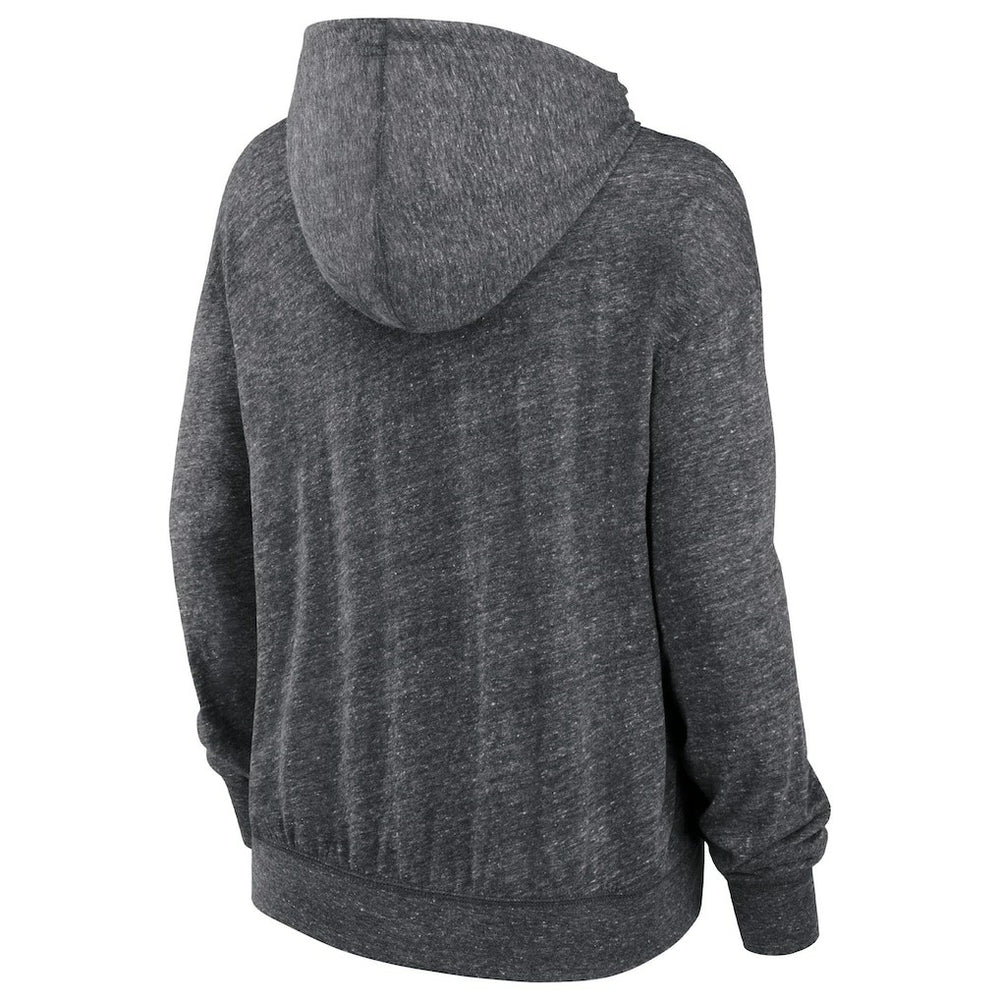 Nike Washington Commanders Women's Team Spirit Gym Vintage Lightweight Hoodie Top Heather Charcoal