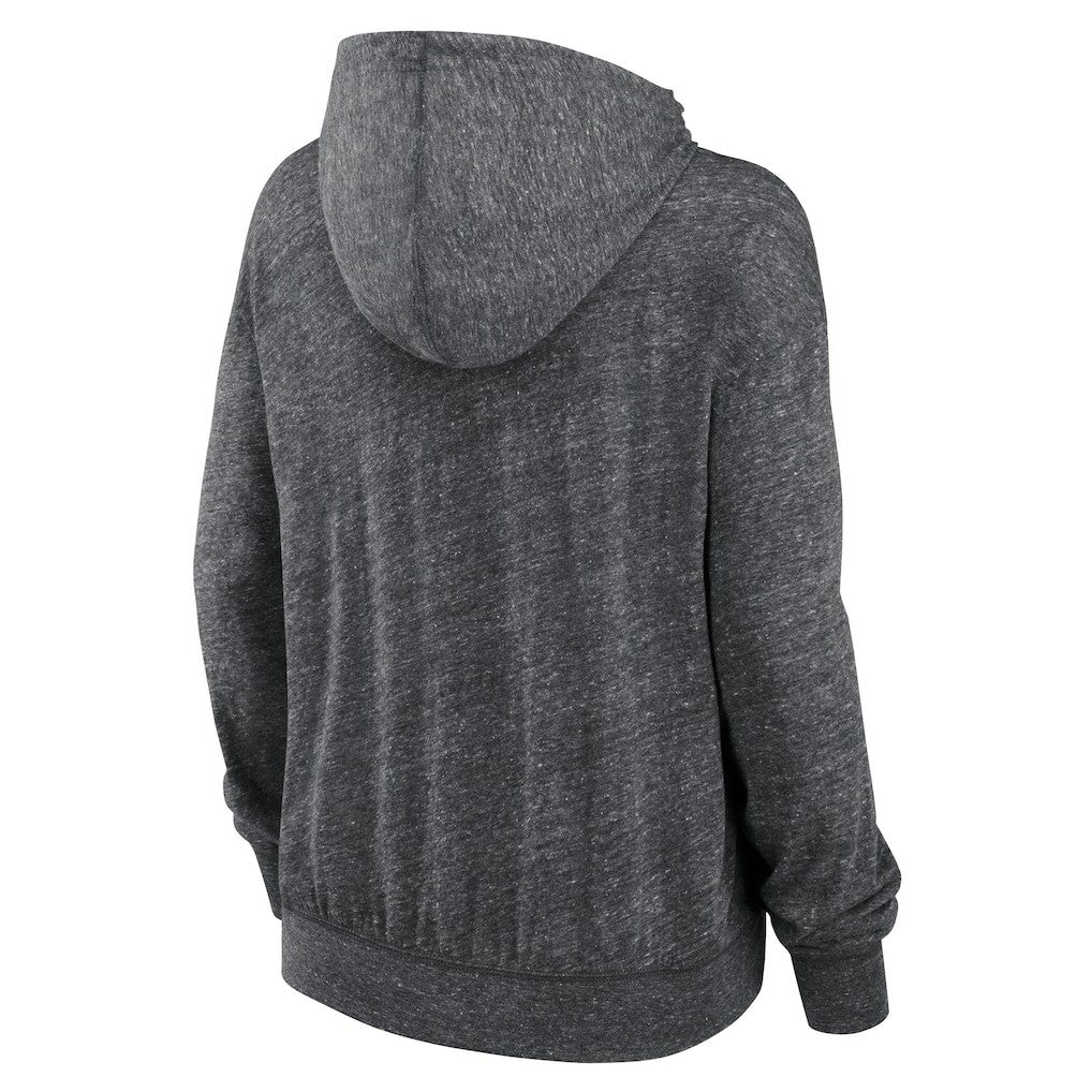 Nike New York Jets Women's Team Spirit Gym Vintage Lightweight Hoodie Top Heather Charcoal