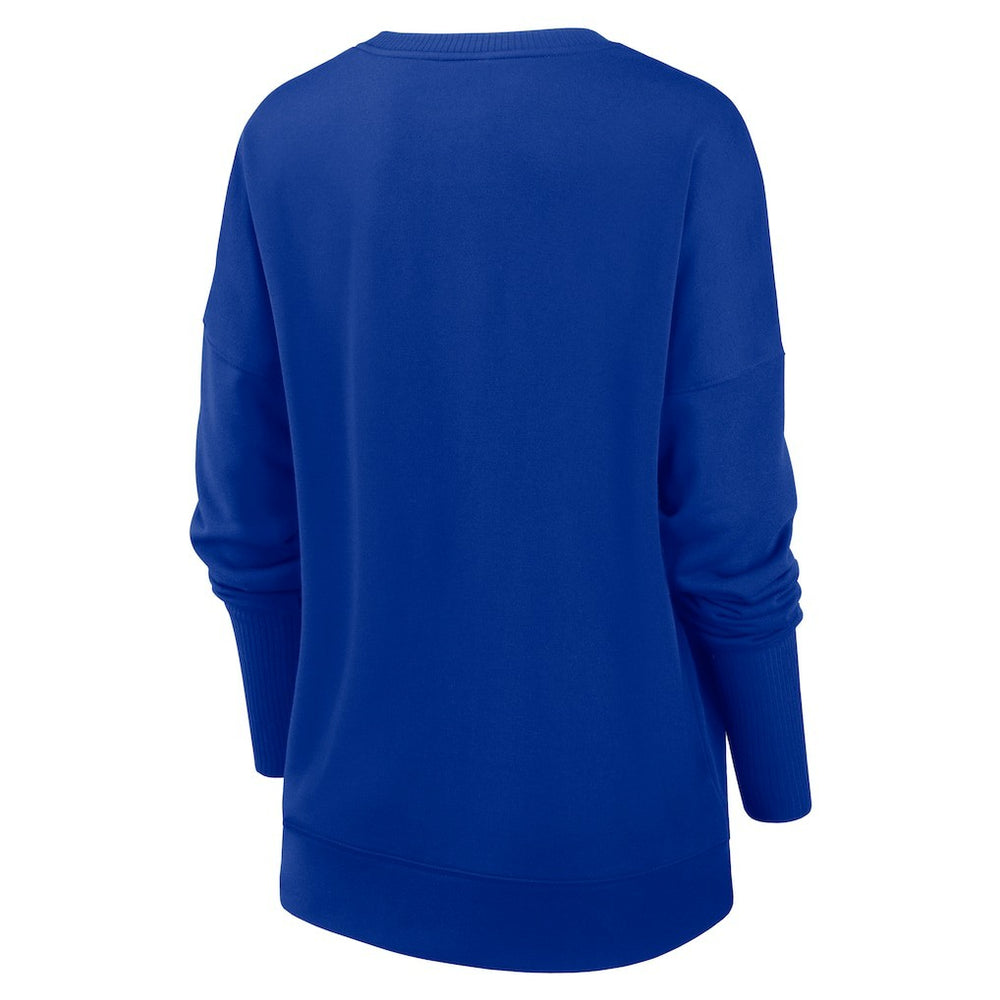 Nike Buffalo Bills Women's Rewind Playback Icon Performance Pullover Sweatshirt Royal