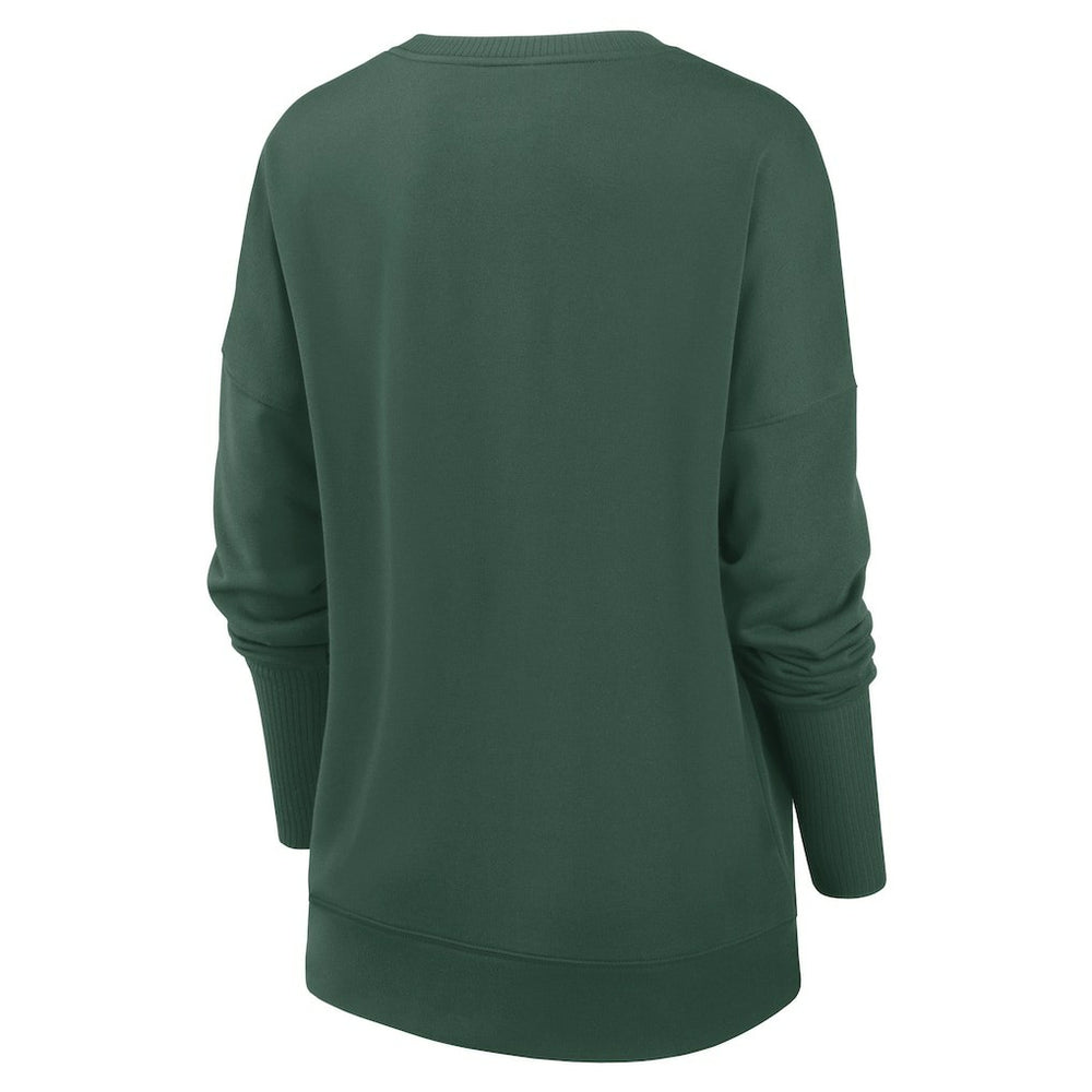 Nike Green Bay Packers Women's Rewind Playback Icon Performance Pullover Sweatshirt Green