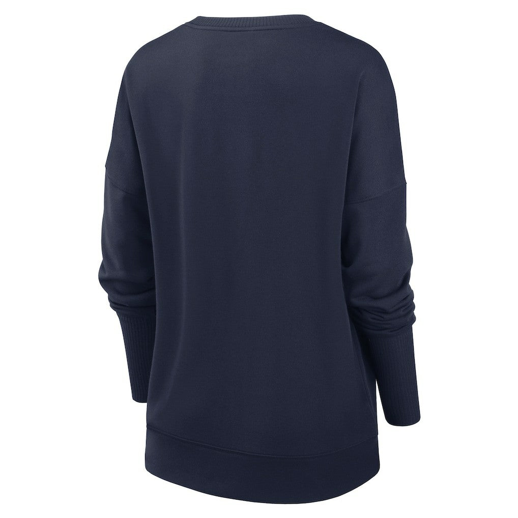 Nike New York Giants Women's Rewind Playback Icon Performance Pullover Sweatshirt Navy
