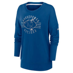Nike Indianapolis Colts Women's Rewind Playback Icon Performance Pullover Sweatshirt Royal