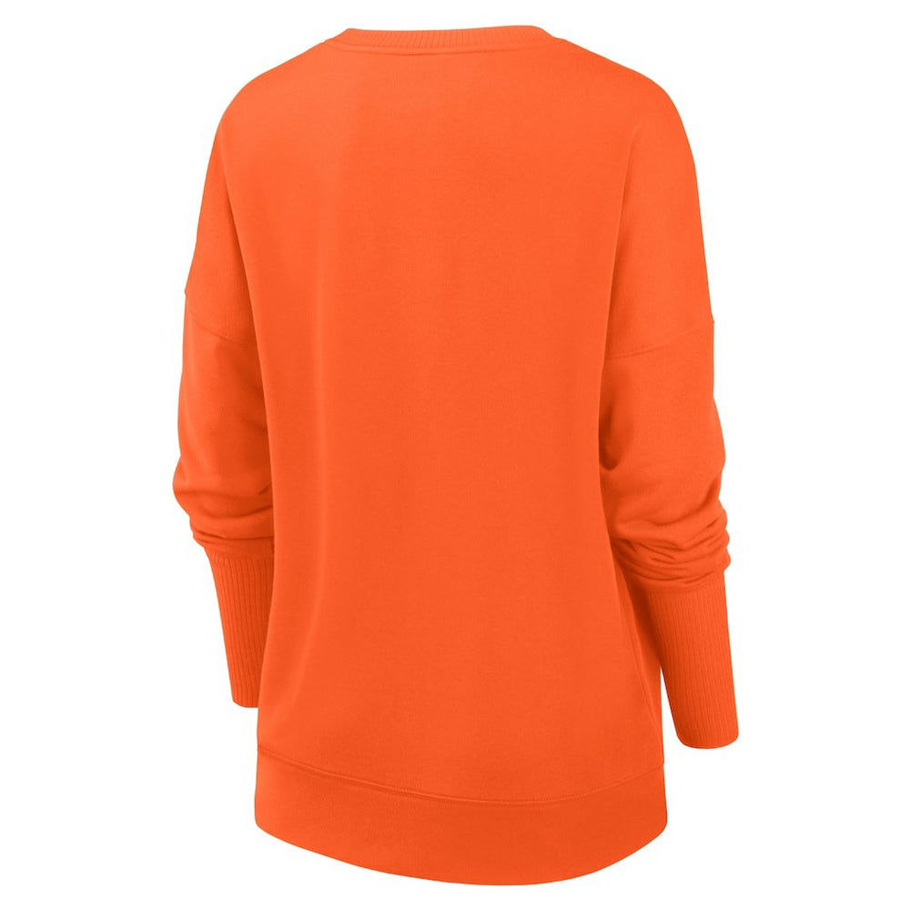 Nike Chicago Bears Women's Rewind Playback Icon Performance Pullover Sweatshirt Orange