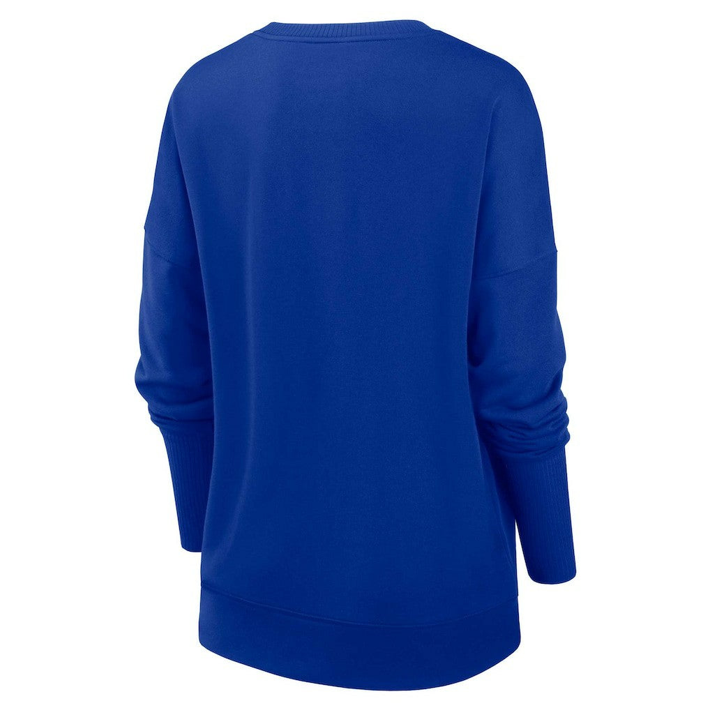Nike Seattle Seahawks Women's Rewind Playback Icon Performance Pullover Sweatshirt Royal