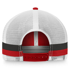 Fanatics Tampa Bay Buccaneers Iconic Team Stripe Trucker Snapback Hat Red/White
