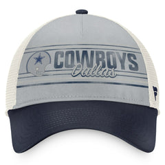 Fanatics Dallas Cowboys True Classic Retro Trucker Snapback Hat Gray/Navy