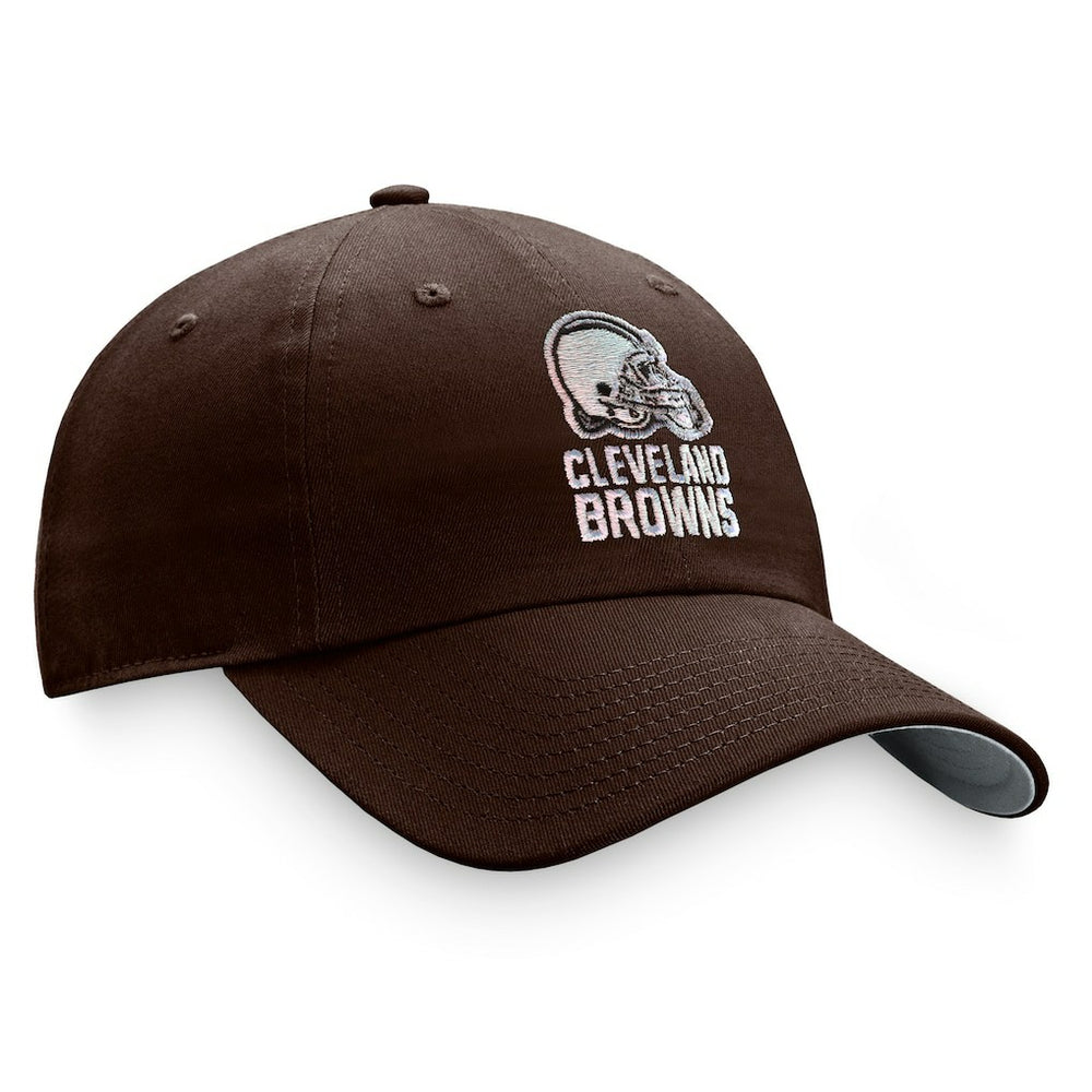 Fanatics Cleveland Browns Women's Iconic Iridescent Adjustable Hat Brown