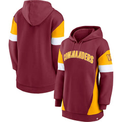 Fanatics Washington Commanders Women's Lock It Down Pullover Hoodie Burgundy/Gold