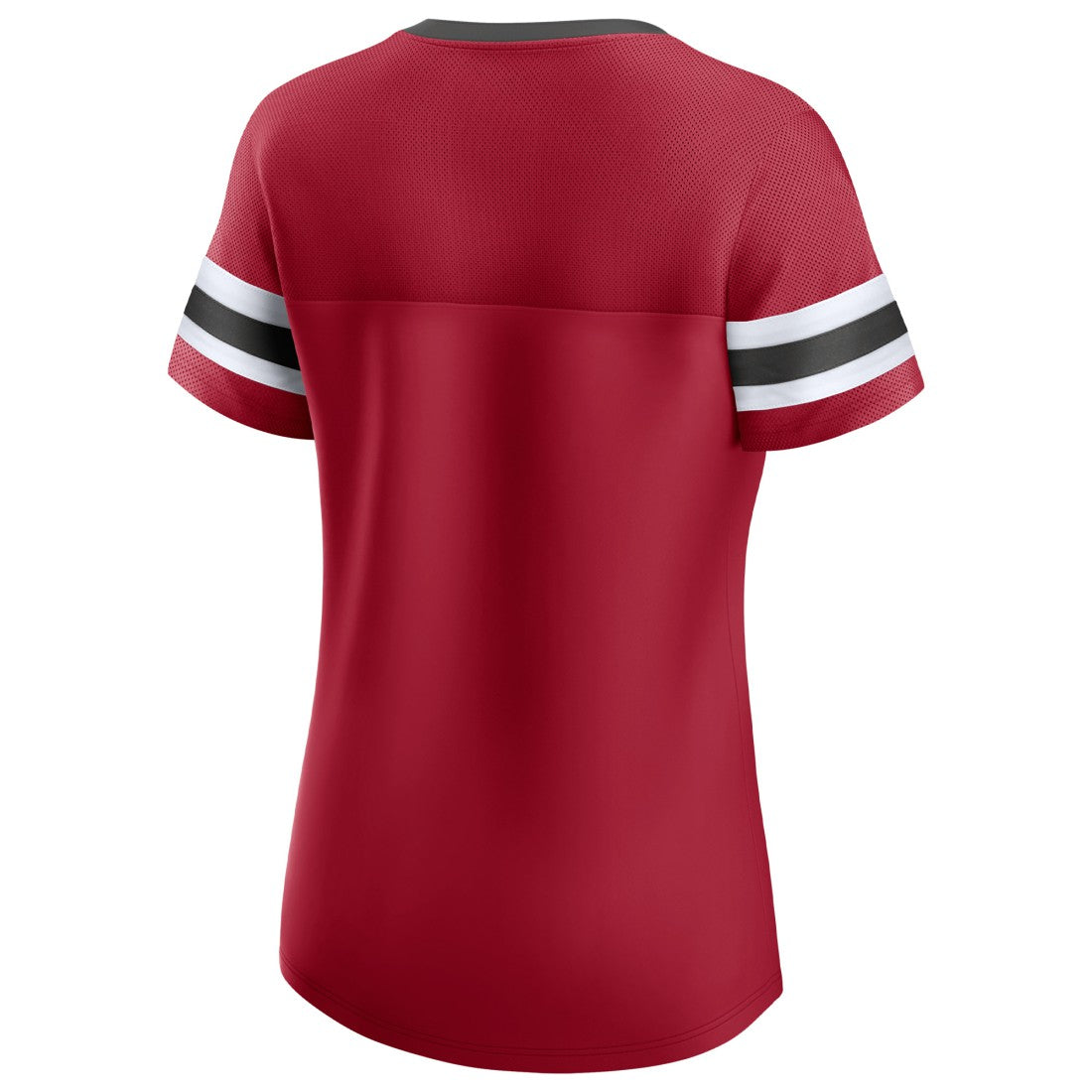 Fanatics Tampa Bay Buccaneers Women's Original State Lace-Up T-Shirt Red