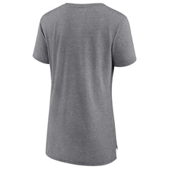 Fanatics Washington Commanders Women's Drop Back Modern T-Shirt Heathered Gray