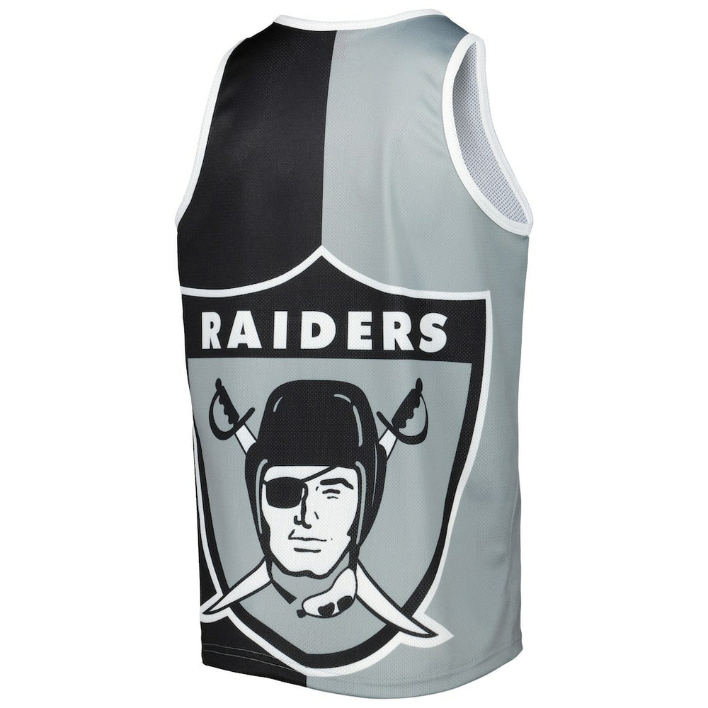 Mitchell & Ness Bo Jackson Las Vegas Raiders Retired Player Graphic Tank Top Black/Silver