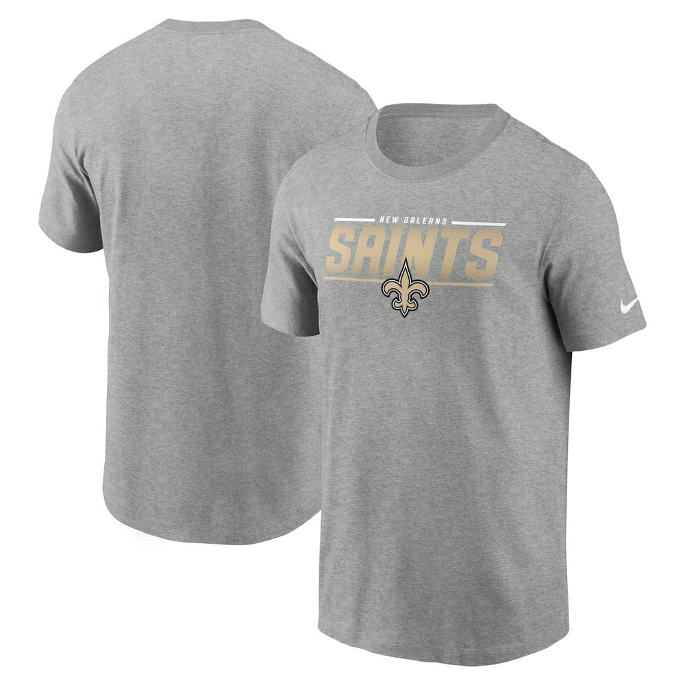 Nike New Orleans Saints Muscle T-Shirt Heathered Gray