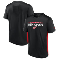 Detroit Red Wings Fanatics Authentic Pro Rink Tech T-Shirt - Black/Red - NHL 4503809