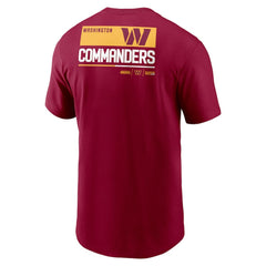 Nike Washington Commanders Team Incline T-Shirt Burgundy