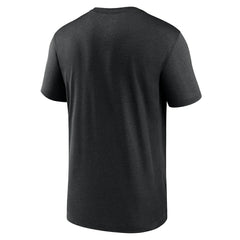 Nike New Orleans Saints Horizontal Lockup Legend Performance T-Shirt Black