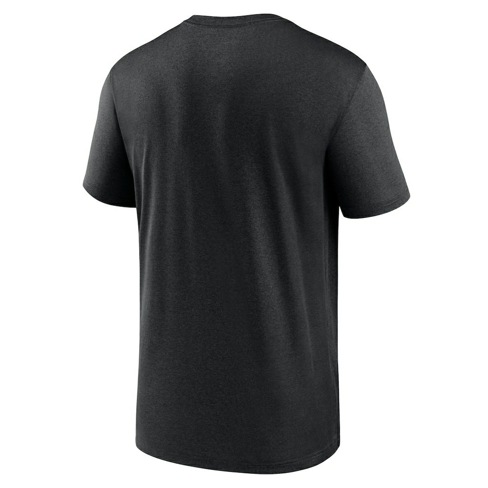 Nike Las Vegas Raiders Horizontal Lockup Legend Performance T-Shirt Black