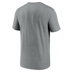 Nike Las Vegas Raiders Horizontal Lockup Legend Performance T-Shirt Heather Charcoal