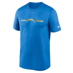 Nike Los Angeles Chargers Horizontal Lockup Legend T-Shirt Powder Blue