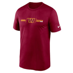 Nike Washington Commanders Horizontal Lockup Legend T-Shirt Burgundy