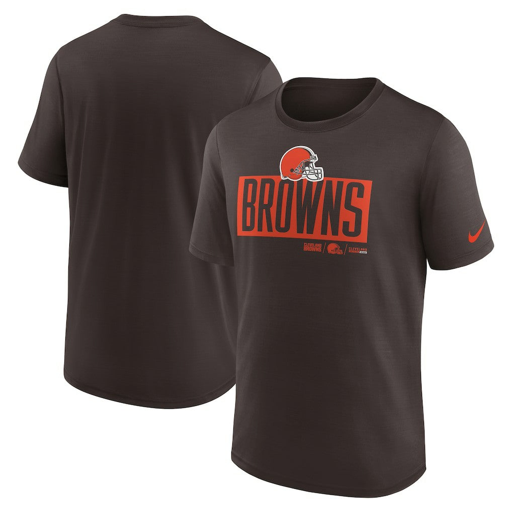 Nike Cleveland Browns Exceed Performance T-Shirt Brown