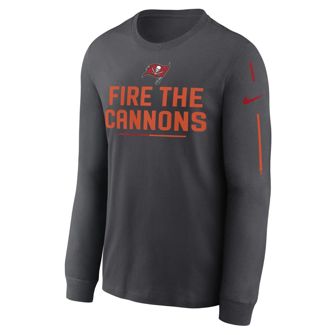 Nike Tampa Bay Buccaneers Team Slogan Long Sleeve T-Shirt Anthracite
