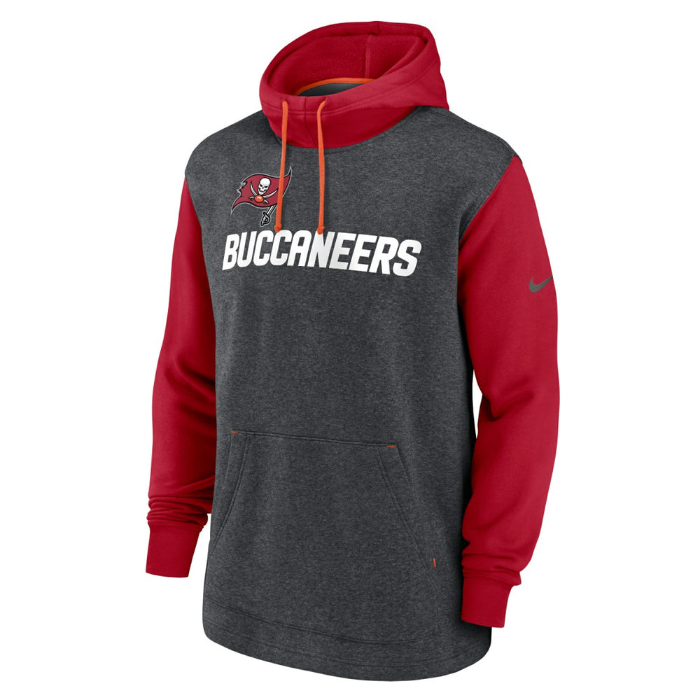 Nike Tampa Bay Buccaneers Surrey Legacy Pullover Hoodie Heathered Charcoal/Red