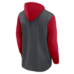 Nike Tampa Bay Buccaneers Surrey Legacy Pullover Hoodie Heathered Charcoal/Red