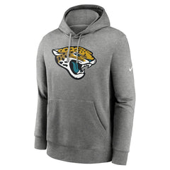 Nike Jacksonville Jaguars Rewind Club Fleece Pullover Hoodie Heathered Gray