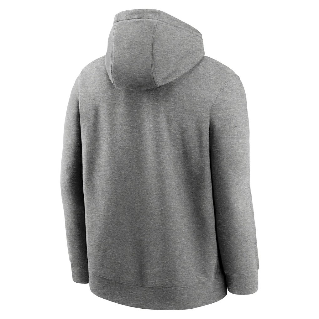 Nike Oakland Raiders Rewind Club Fleece Pullover Hoodie Heathered Gray