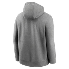 Nike New York Jets Rewind Club Fleece Pullover Hoodie Heathered Gray