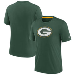 Nike Green Bay Packers Rewind Playback Logo Tri-Blend T-Shirt Green