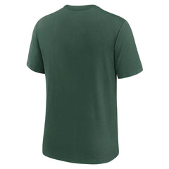 Nike Green Bay Packers Rewind Playback Logo Tri-Blend T-Shirt Green