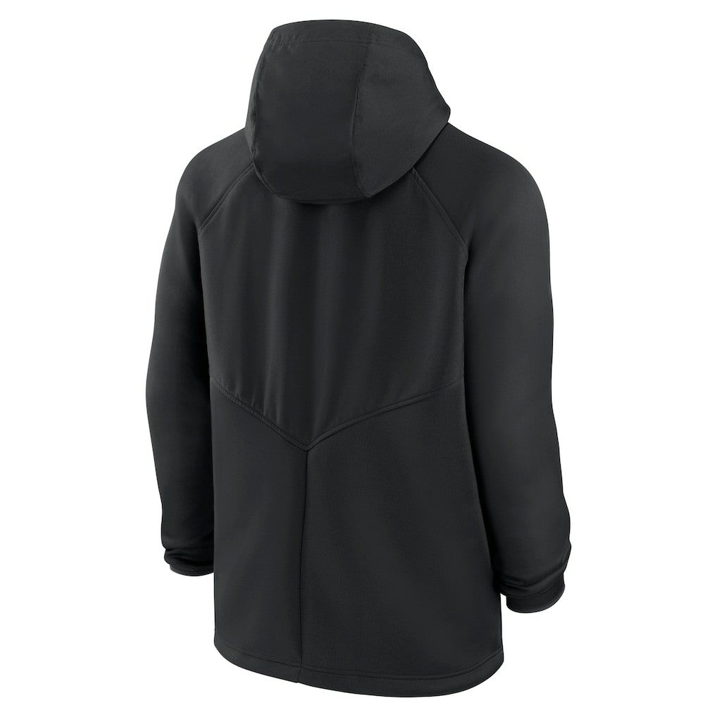 Nike Kansas City Chiefs Spacer Raglan Performance Full-Zip Hoodie Black