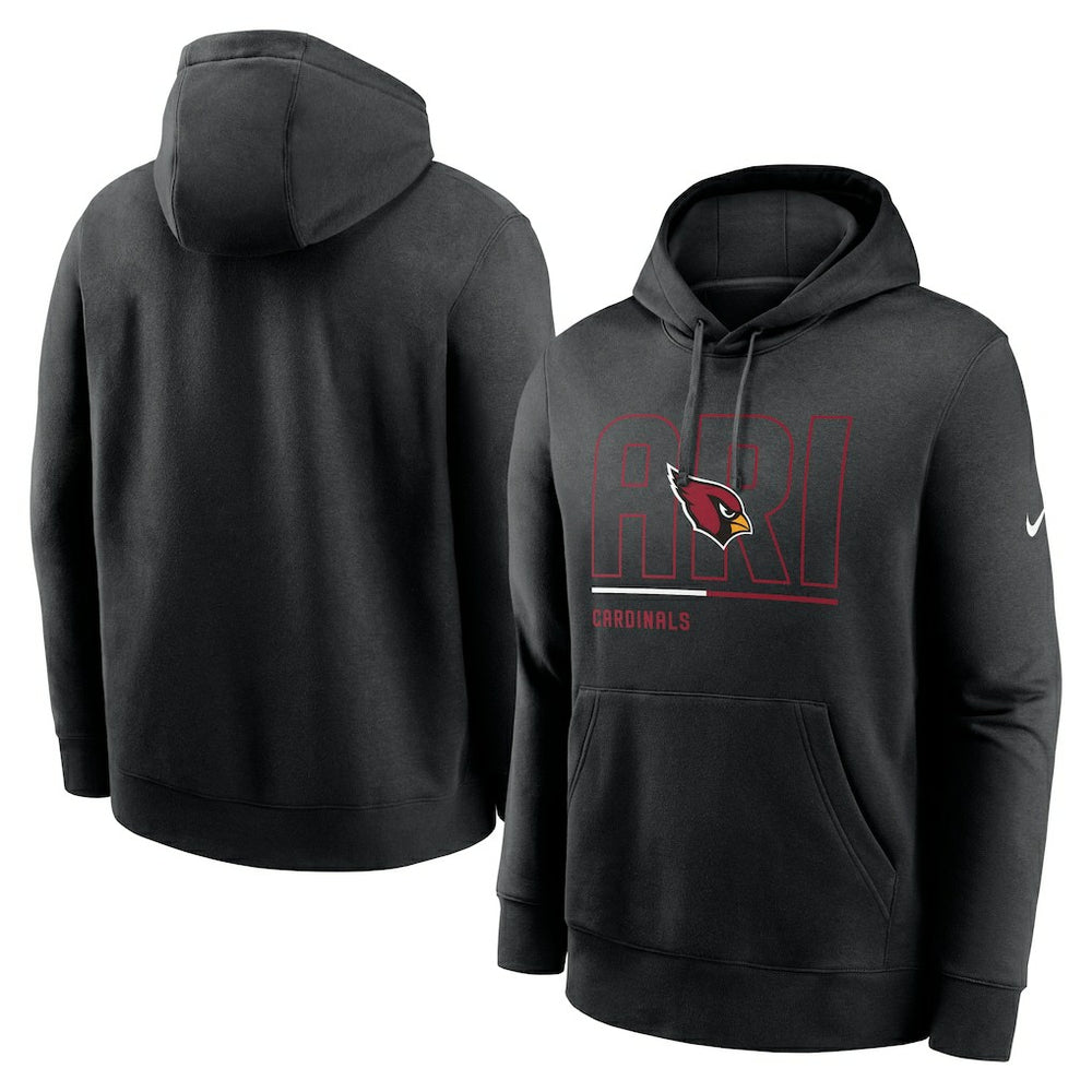 Nike Arizona Cardinals City Code Club Fleece Pullover Hoodie Black