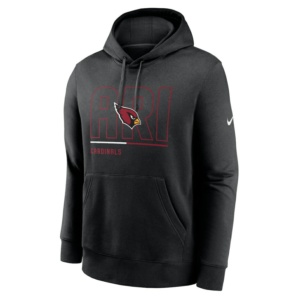 Nike Arizona Cardinals City Code Club Fleece Pullover Hoodie Black