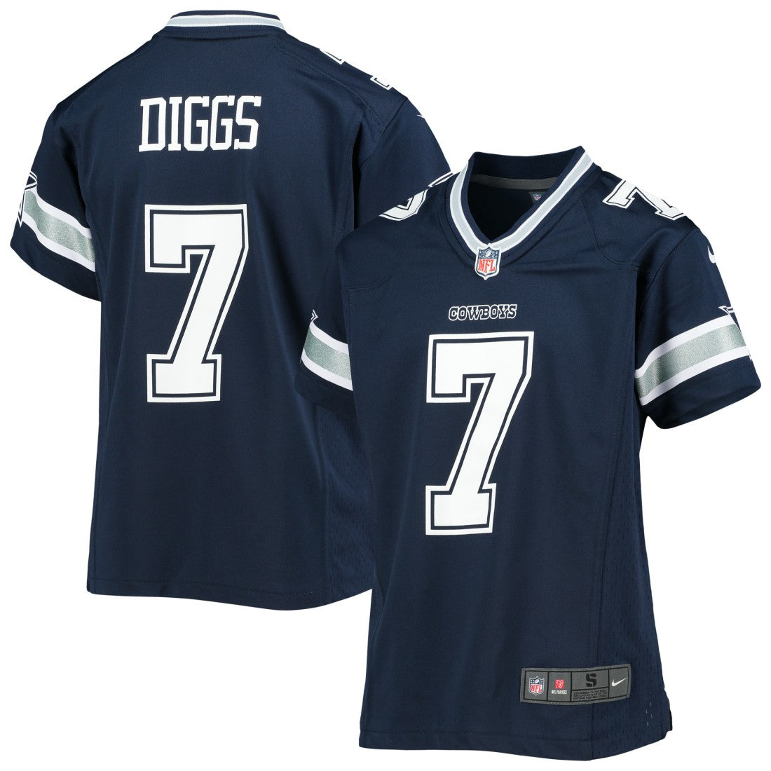 Nike Trevon Diggs Dallas Cowboys Youth Game Jersey Navy