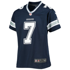 Nike Trevon Diggs Dallas Cowboys Youth Game Jersey Navy
