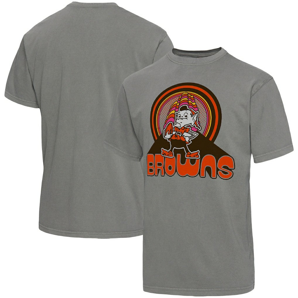 Cleveland Browns Junk Food Wonderland Infinity Vibe T-Shirt Graphite