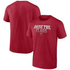 Fanatics Tampa Bay Buccaneers Big & Tall Raise the Flags Statement T-Shirt Red