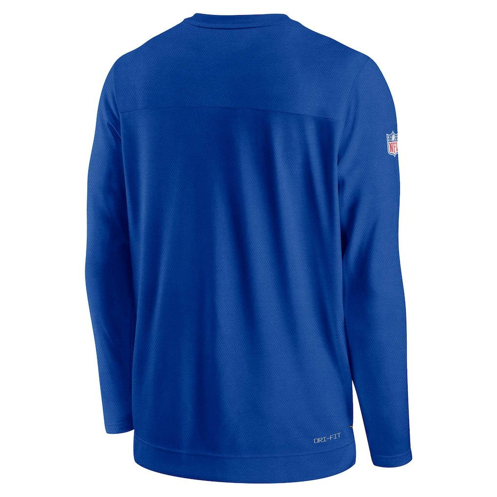 Nike Buffalo Bills Sideline Lockup Performance Pullover Sweatshirt Royal