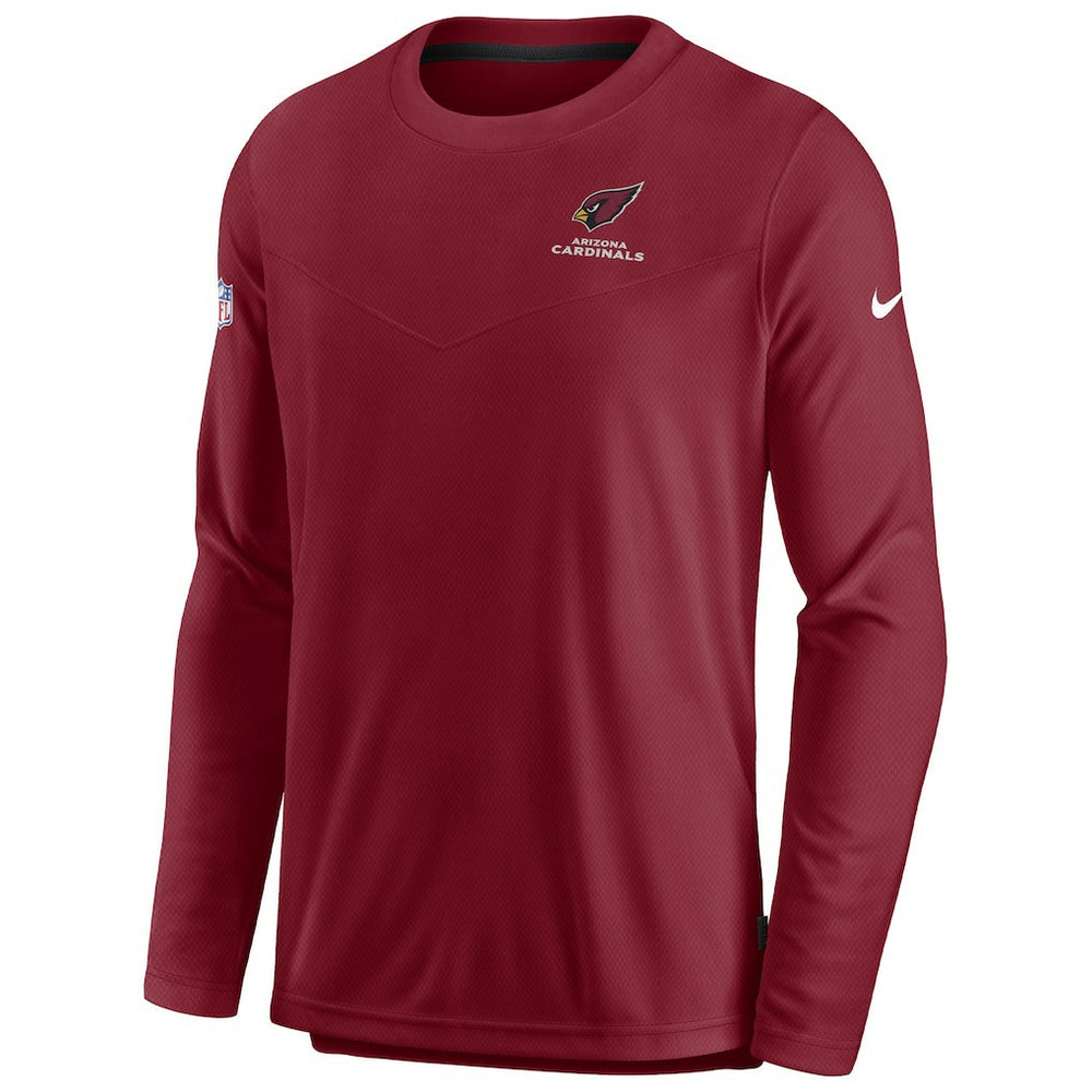 Nike Arizona Cardinals Sideline Lockup Performance Pullover Sweatshirt Cardinal