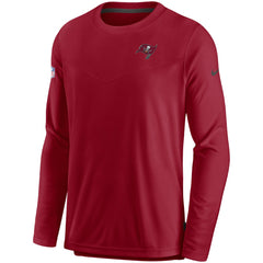 Nike Tampa Bay Buccaneers Sideline Lockup Performance Pullover Sweatshirt Red