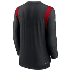 Nike Atlanta Falcons Sideline Tonal Logo Performance Player Long Sleeve T-Shirt Black