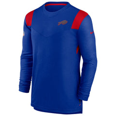 Nike Buffalo Bills Sideline Tonal Logo Performance Player Long Sleeve T-Shirt Royal