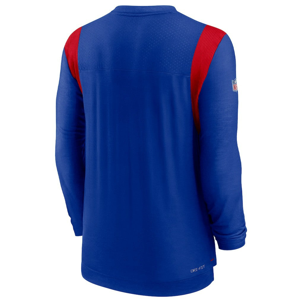 Nike Buffalo Bills Sideline Tonal Logo Performance Player Long Sleeve T-Shirt Royal
