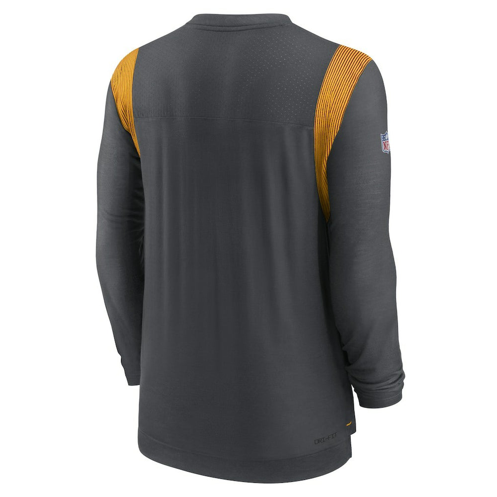 Nike Washington Commanders Sideline Tonal Logo Performance Player Long Sleeve T-Shirt Charcoal